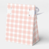 Pink Gingham Favor Box フェイバーボックス (裏面サイド)