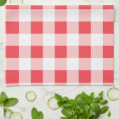 Pink Gingham Kitchen Towel  キッチンタオル (折り畳み)