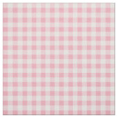 Pink Gingham Pattern Girly Check Plaid Checkered ファブリック (見本)