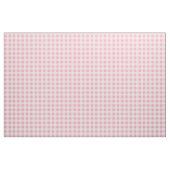 Pink Gingham Pattern Girly Check Plaid Checkered ファブリック (ファットクウォーター)
