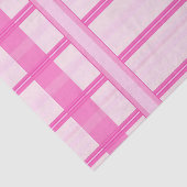 Pink Gingham Stripe Check Pattern 薄葉紙 (詳細)