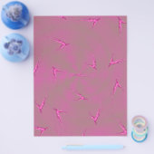 Pink Ginseng Man Bulk Scrapbook Paper Pages チラシ (シングル)
