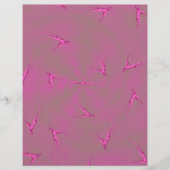 Pink Ginseng Man Scrapbook Paper 2-Sided Page (正面)