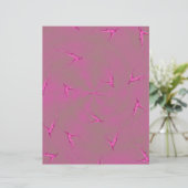 Pink Ginseng Man Scrapbook Paper 2-Sided Page (スタンド正面)