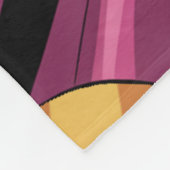 Pink Girl Superhero Birthday Party  フリースブランケット (角)