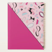 Pink Girly Mid-Century Pet Groomer プランナー手帳 (裏面)