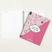 Pink Girly Mid-Century Salon プランナー手帳 (ディスプレー)