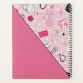 Pink Girly Mid-Century Salon プランナー手帳 (裏面)