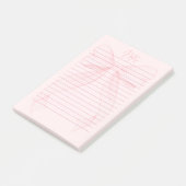 Pink Girly Notepad|Blush Pink Aesthetic Notepad ポストイット (アングル)