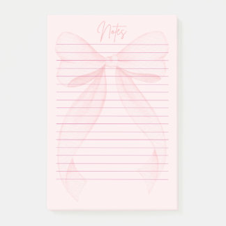 Pink Girly Notepad|Blush Pink Aesthetic Notepad ポストイット