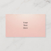 Pink Glam Beauty Business Card 名刺 (裏面)