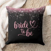 Pink Glitter Bridal Shower Cushion クッション (ブランケット)
