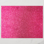 Pink Glitter Cartoon Maid House Cleaning Service  チラシ (裏面)