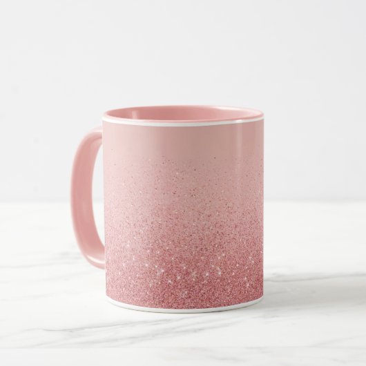 Pink Glitter Combo Mug  マグカップ (正面左)