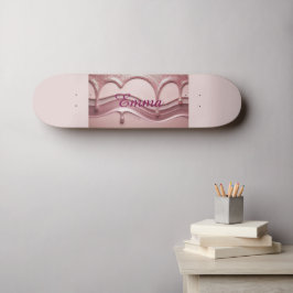 Pink Glitter Name Emma Skateboard スケートボード