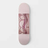 Pink Glitter Name Emma Skateboard スケートボード (正面)