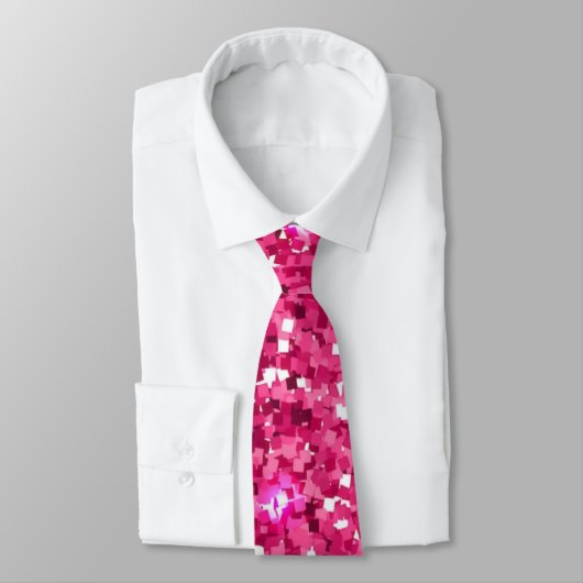 Pink Glitter Neck Tie ネクタイ (タイ)