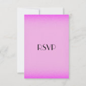 Pink Glowメニューの選択 出欠カード (裏面)