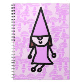 Pink Gnome ノートブック (正面)