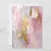 Pink Gold 75th Birthday Party 招待状 (裏面)