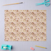 Pink Gold Christmas Pattern#12 ID1009 Wrapping 薄葉紙 (クラフト)