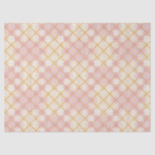 Pink Gold Christmas Pattern#28 ID1009 薄葉紙 (正面)