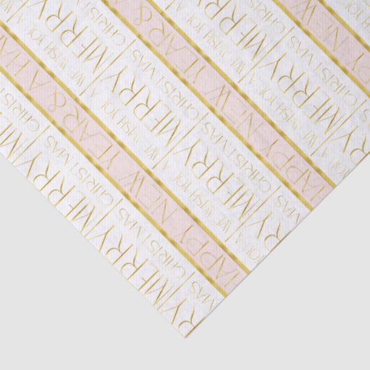 Pink Gold Christmas Pattern#35 ID1009 薄葉紙 (詳細)