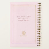 Pink & Gold Daily Reflection Journal ノートブック (裏面)