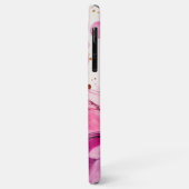 pink gold marble glitter personalized name  Case-Mate iPhoneケース (裏面/左)