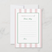 Pink Golf Time Capsule Birthday Cards 招待状 (正面)