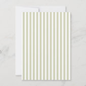 Pink Goose Baby Shower Age Guessing Game Card 招待状 (裏面)