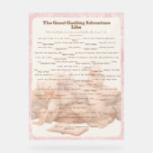 Pink Goose Libs Baby Shower Group game アクリルサイン (正面)