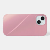 Pink Gradient Phone Case - Soft Abstract Minimal iPhone 15ケース (裏面横)