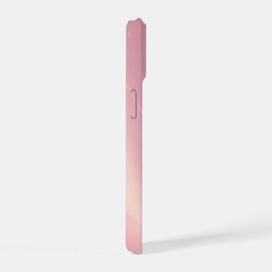 Pink Gradient Phone Case - Soft Abstract Minimal iPhone 15ケース (右側面)