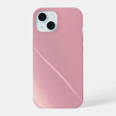 Pink Gradient Phone Case - Soft Abstract Minimal iPhone 15ケース (裏面)