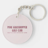 Pink Grasshopper Golf Club キーホルダー (裏面)