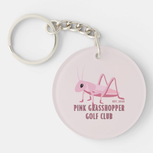 Pink Grasshopper Golf Club キーホルダー (正面)
