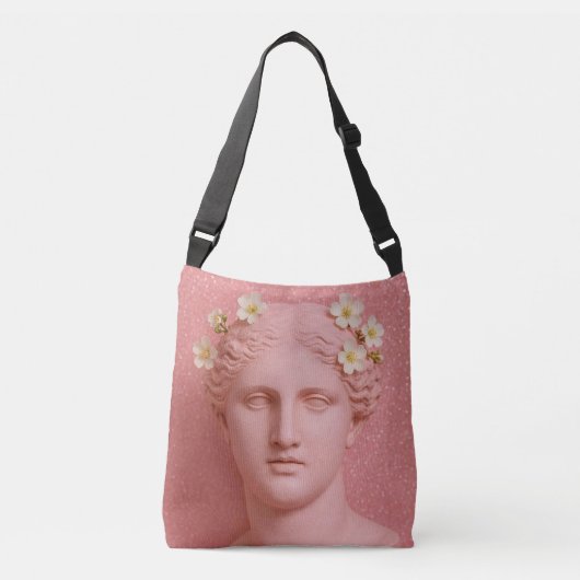Pink Greek Bag. クロスボディバッグ (正面)