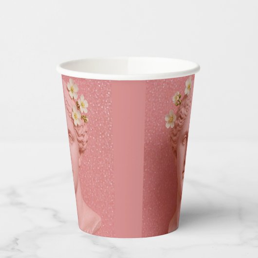 Pink Greek Paper Cups. 紙コップ (左)