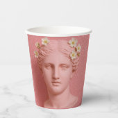 Pink Greek Paper Cups. 紙コップ (正面)