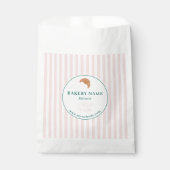Pink Green Bakery Logo Product Packaging Bag フェイバーバッグ (正面)