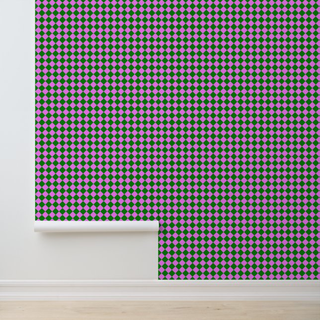 Pink Green Checker Diamond Pattern 壁紙 (アプリケーション)
