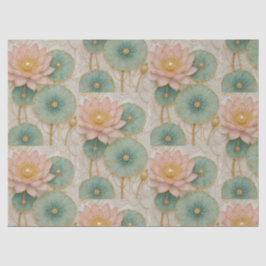 Pink & Green Floral Tissue Paper 薄葉紙