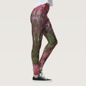 Pink Green Fractal Art Leggings レギンス (右)