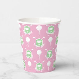 Pink & Green - Golf League Party Cup 紙コップ