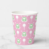 Pink & Green - Golf League Party Cup 紙コップ (右)