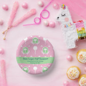 Pink & Green - Golf League Party Plate ペーパーボウル (パーティー)