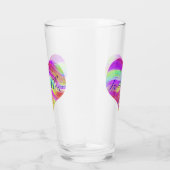 Pink Green Heart タンブラーグラス (右)