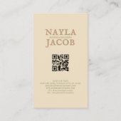 Pink Green Patchwork Quilt Rustic Farmhouse Floral 名刺 (裏面)