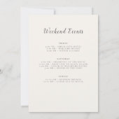 Pink Green Rose Flowers Garden Bachelorette Party 招待状 (裏面)